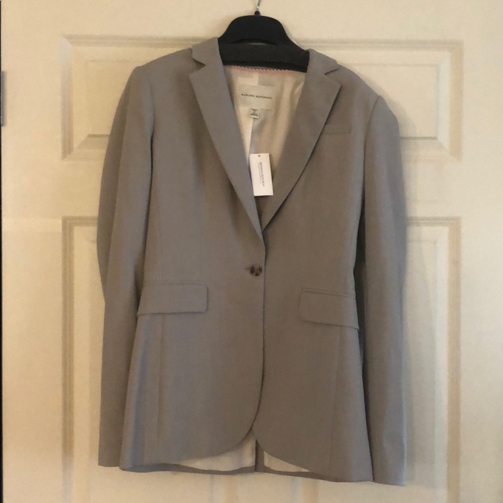 Banana Republic Grey Suit Jacket